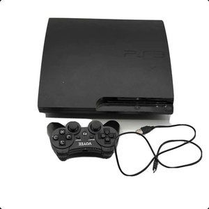 Sony PS3 PlayStation 3 Slim Edition 320GB Charcoal Black Console & Accesories.